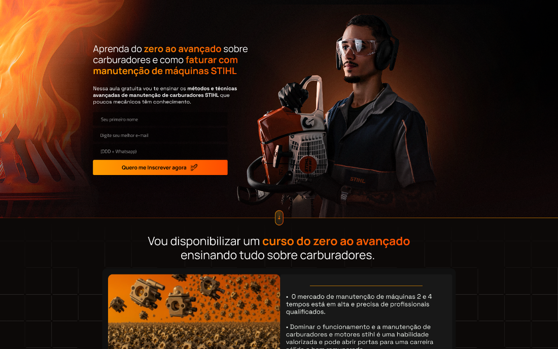 Landing page STIHL